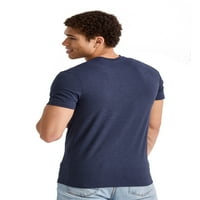Ханес оригинални мъжки памучна тениска с къс ръкав атлетичен флот Хедър 2ХЛ