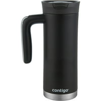 Контиго Супериор чаша за пътуване от неръждаема стомана, чаша за кафе, 20оз-устойчива на течове, Термалок