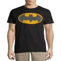 Батман класически щит мъже и големи мъже Графичен тениска