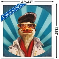 Лучия Хефернан Арт - Патица Плакат Кинг Стена, 22.375 34 В Рамка