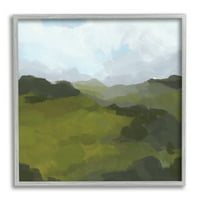 Ступел индустрии дебела зелена ливада пейзаж облачно мъгливо небе, 24, проектиран от Джейкъб Грийн