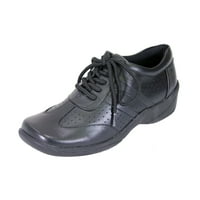 Час комфорт Дона широка ширина комфорт обувка за работа и ежедневно облекло черно 7
