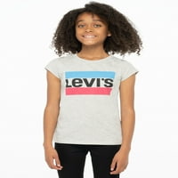 Тениска с Леви Момичета, размери 4-16