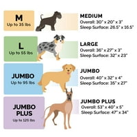Фурхавен пет продукти двуцветен Фау кожа и велур Делукс ортопедичен шезлонг за домашни любимци легло за кучета и котки-Еспресо, голямо