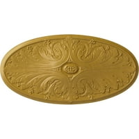 Екена Милуърк 3 4 В 1 2 Ч 3 4 П Мадрид Таван Медальон, Ръчно Рисувани Преливащи Се Злато