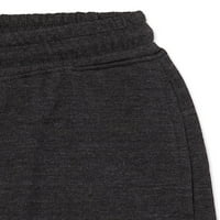 Тони Хоук Бойс принт и плътни плетени шорти, 2-пак, размери 4-16