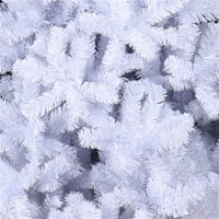 Снежно Измито Изкуствено Вътрешно Коледно Коледно Дърво - Крак-Бяло