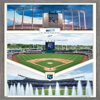 Канзас Сити Роялс-Плакат На Стадион Кауфман, 14.725 22.375