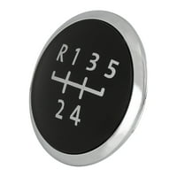 Уникални изгодни сделки скорост на превозното средство копче за превключване на предавките емблема глава значка за Фолксваген Черно